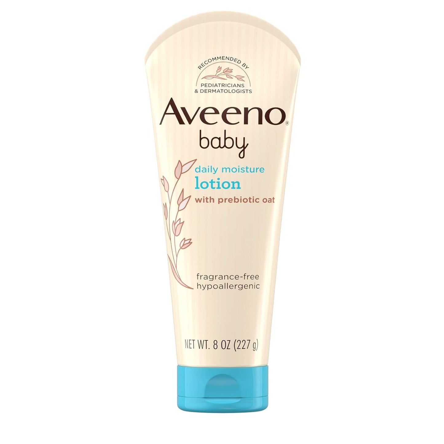 Fragrance Free Baby Moisture Lotion with Oatmeal for Sensitive Skin 8 oz