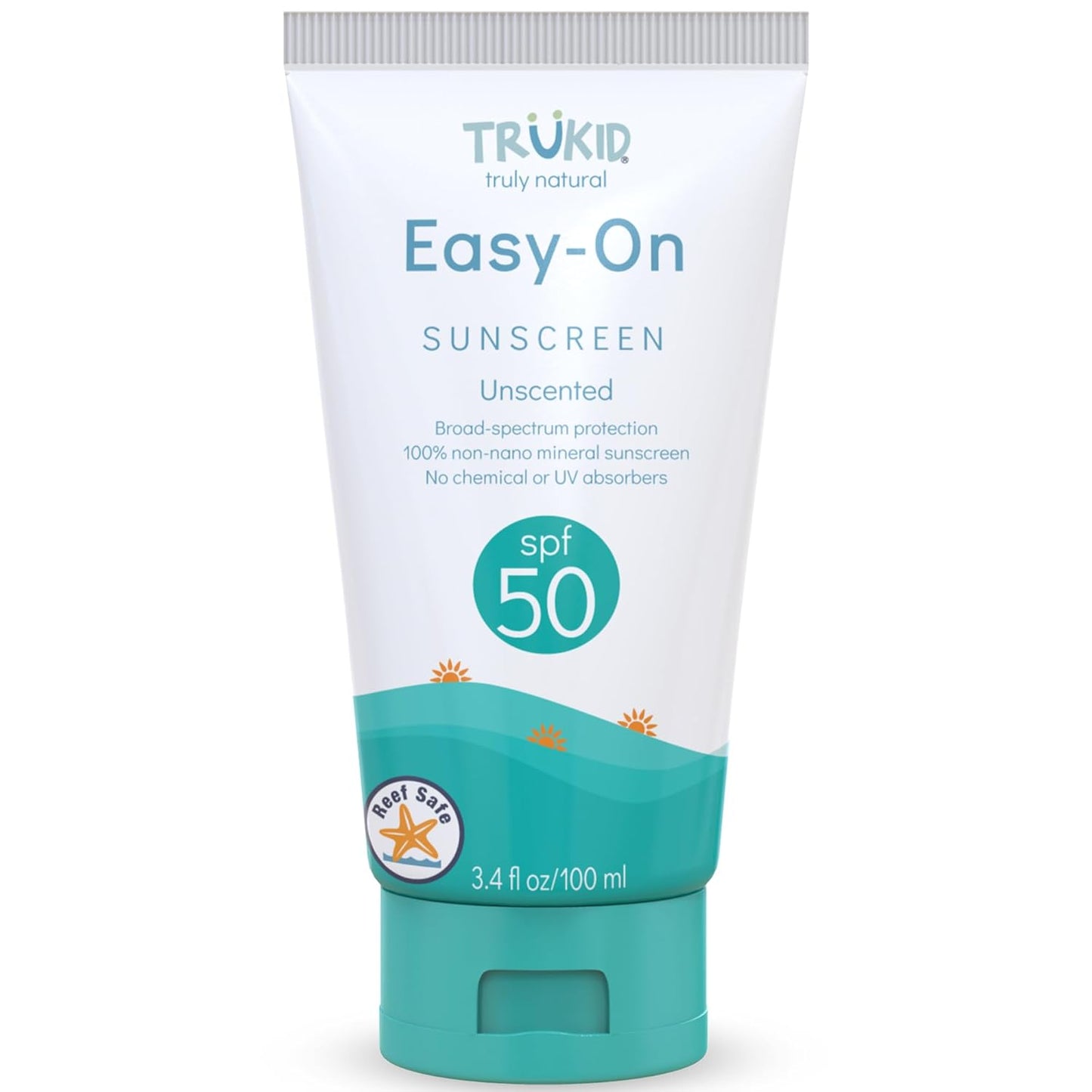 Mineral Sunscreen SPF 50 Kids and Baby Non-Toxic Zinc Oxide Face Body 3.4oz