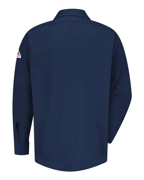 Concealed-Gripper Pocketless Work Shirt - Tall Sizes | USA Decoration