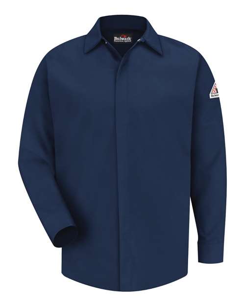 Concealed-Gripper Pocketless Work Shirt - Tall Sizes | USA Decoration