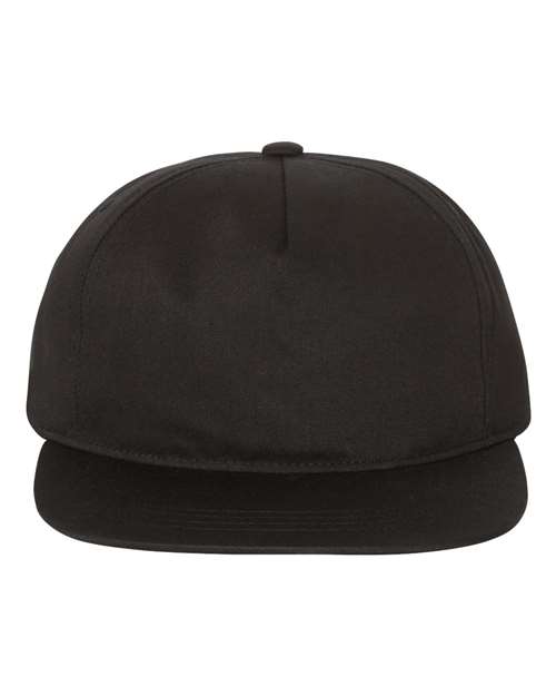 Lightly-Structured Five-Panel Snapback Cap | USA Decoration