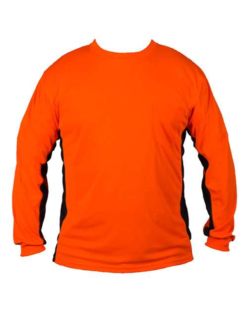Premium Black Series® Long Sleeve Hi-Viz T-Shirt | USA Decoration