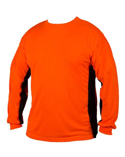 Premium Black Series® Long Sleeve Hi-Viz T-Shirt | USA Decoration