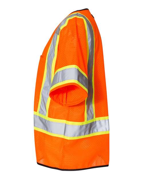 Class 3 Mesh Zippered Vest | USA Decoration