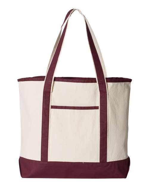 34.6L Large Canvas Deluxe Tote | USA Decoration