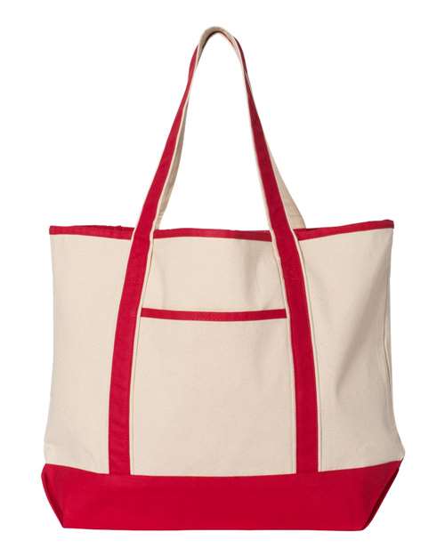 34.6L Large Canvas Deluxe Tote | USA Decoration