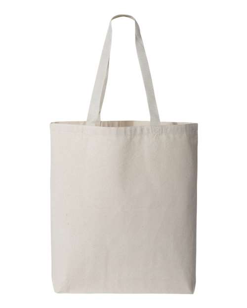 11L Canvas Tote with Contrast-Color Handles | USA Decoration