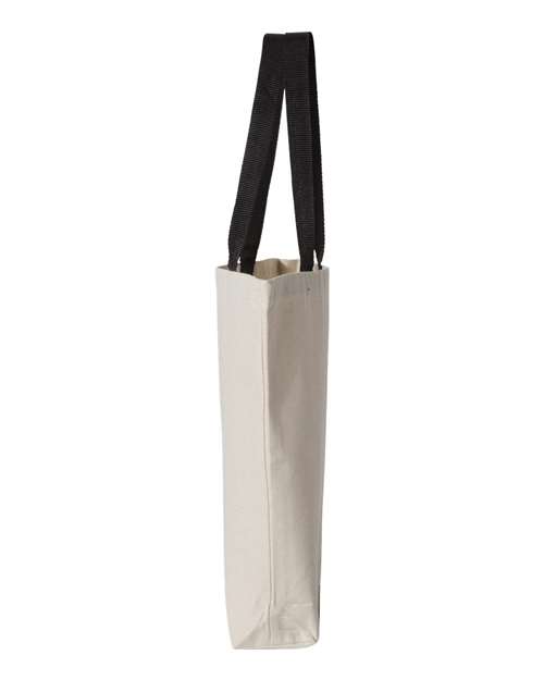 11L Canvas Tote with Contrast-Color Handles | USA Decoration