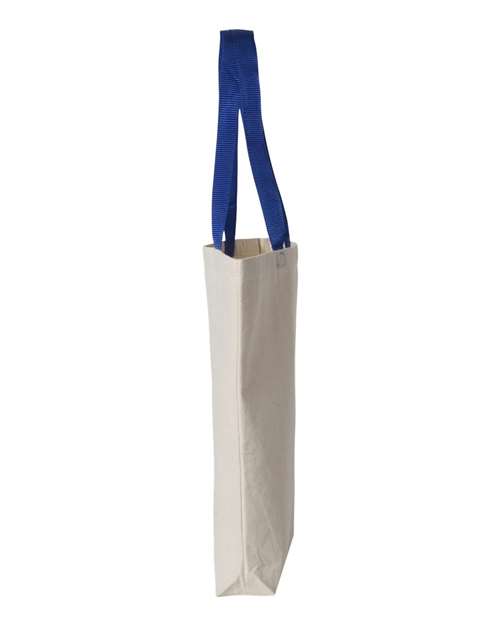 11L Canvas Tote with Contrast-Color Handles | USA Decoration
