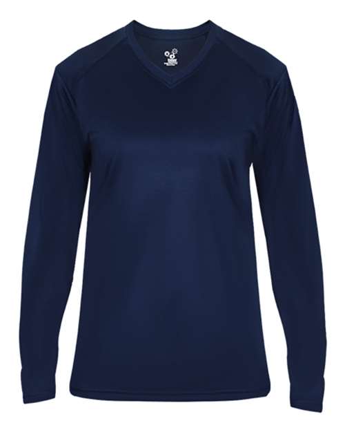 Ultimate SoftLock™ Women's V-Neck Long Sleeve T-Shirt | USA Decoration