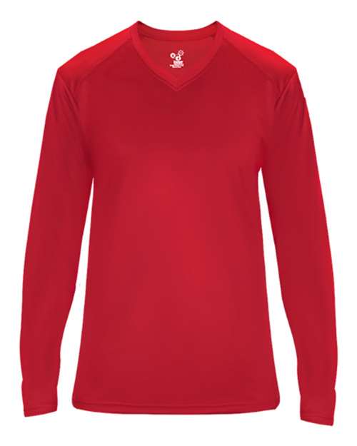 Ultimate SoftLock™ Women's V-Neck Long Sleeve T-Shirt | USA Decoration