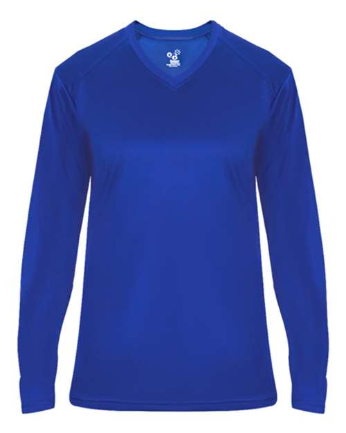 Ultimate SoftLock™ Women's V-Neck Long Sleeve T-Shirt | USA Decoration