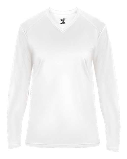 Ultimate SoftLock™ Women's V-Neck Long Sleeve T-Shirt | USA Decoration