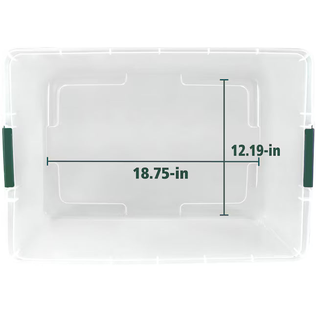 Holiday Living 54 -Compartment Clear Plastic Ornament Storage Box