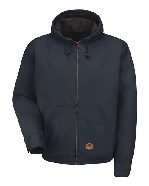 Blended Duck Zip-Front Hooded Jacket | USA Decoration