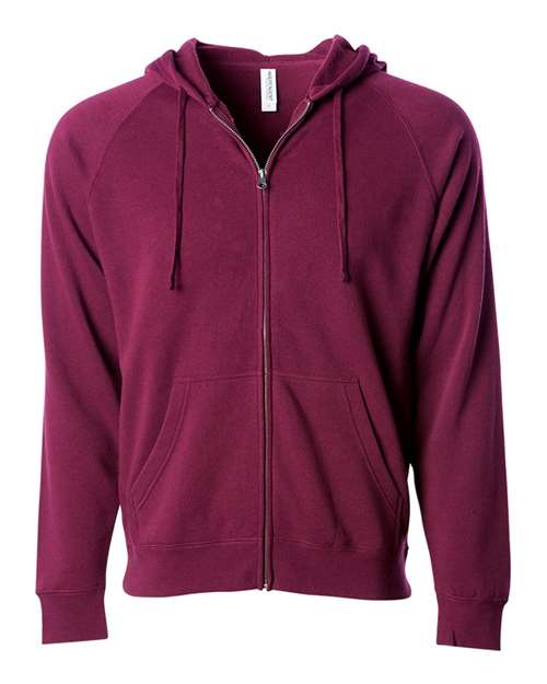 Special Blend Raglan Full-Zip Hooded Sweatshirt | USA Decoration