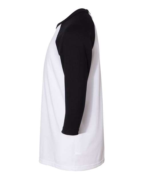 Youth Three-Quarter Sleeve Baseball Tee | USA Decoration