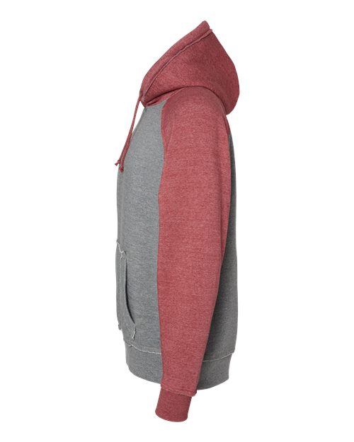 Vintage Heather Hooded Sweatshirt | USA Decoration