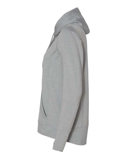 Women’s Omega Stretch Snap-Placket Hooded Pullover | USA Decoration