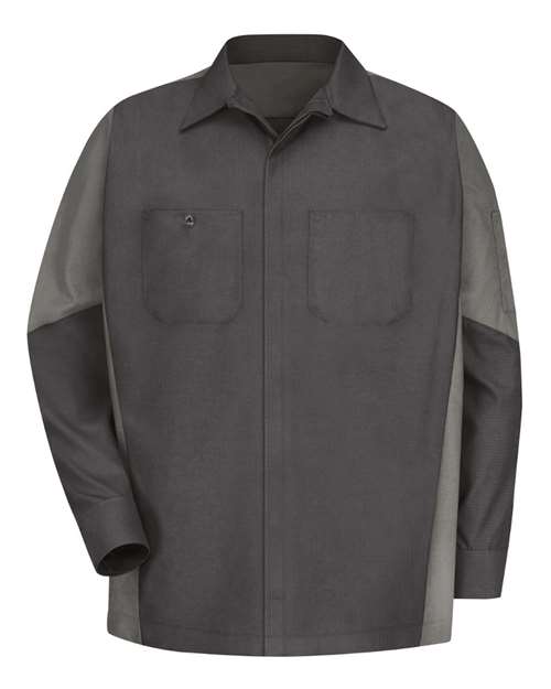 Long Sleeve Automotive Crew Shirt - Tall Sizes | USA Decoration