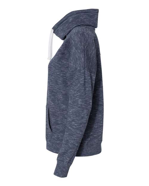 Women’s Mélange Fleece Cowl Neck Sweatshirt | USA Decoration