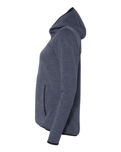 Women's HeatLast™ Fleece Tech Full-Zip Hooded Sweatshirt | USA Decoration