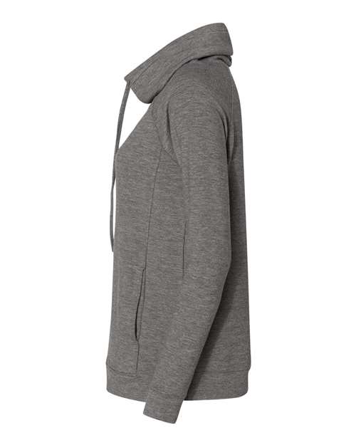 Women’s HeatLast™ Fleece Faux Cashmere Funnel Neck Sweatshirt | USA Decoration