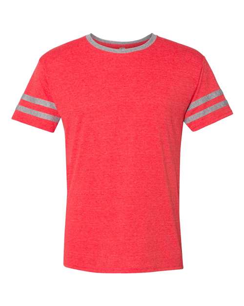 Triblend Varsity Ringer T-Shirt | USA Decoration
