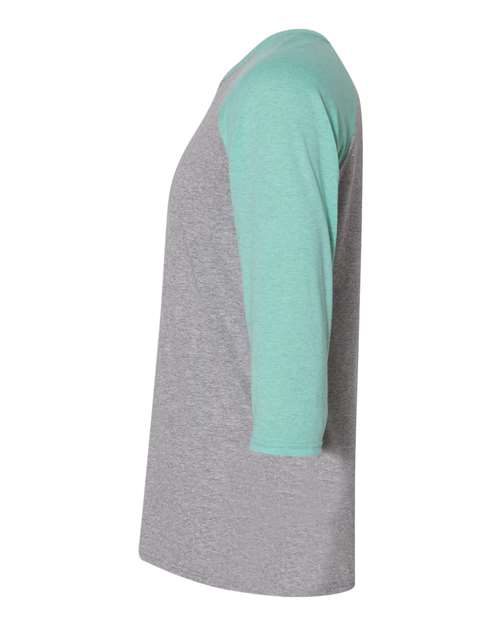 Triblend Three-Quarter Raglan Baseball T-Shirt | USA Decoration