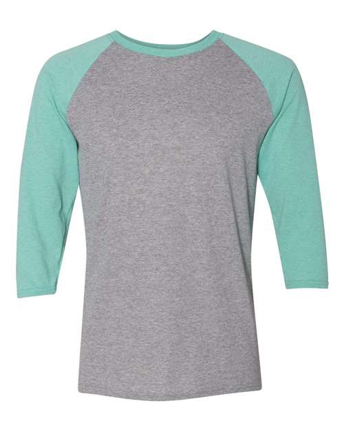 Triblend Three-Quarter Raglan Baseball T-Shirt | USA Decoration