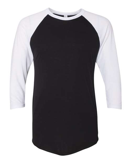 50/50 Raglan Three-Quarter Sleeve Tee | USA Decoration