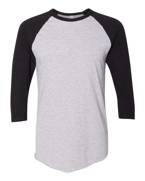50/50 Raglan Three-Quarter Sleeve Tee | USA Decoration