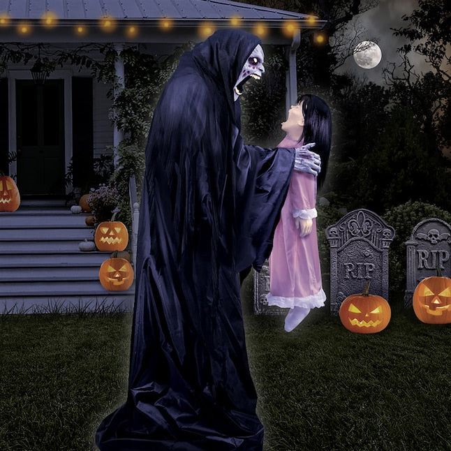 Haunted Hill Farm 6-ft Lighted Animatronic Soul Sucke | USA Decoration