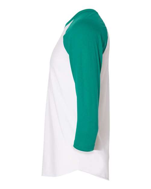50/50 Raglan Three-Quarter Sleeve Tee | USA Decoration
