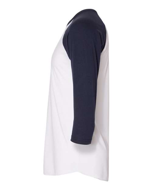 50/50 Raglan Three-Quarter Sleeve Tee | USA Decoration