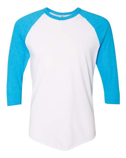 50/50 Raglan Three-Quarter Sleeve Tee | USA Decoration