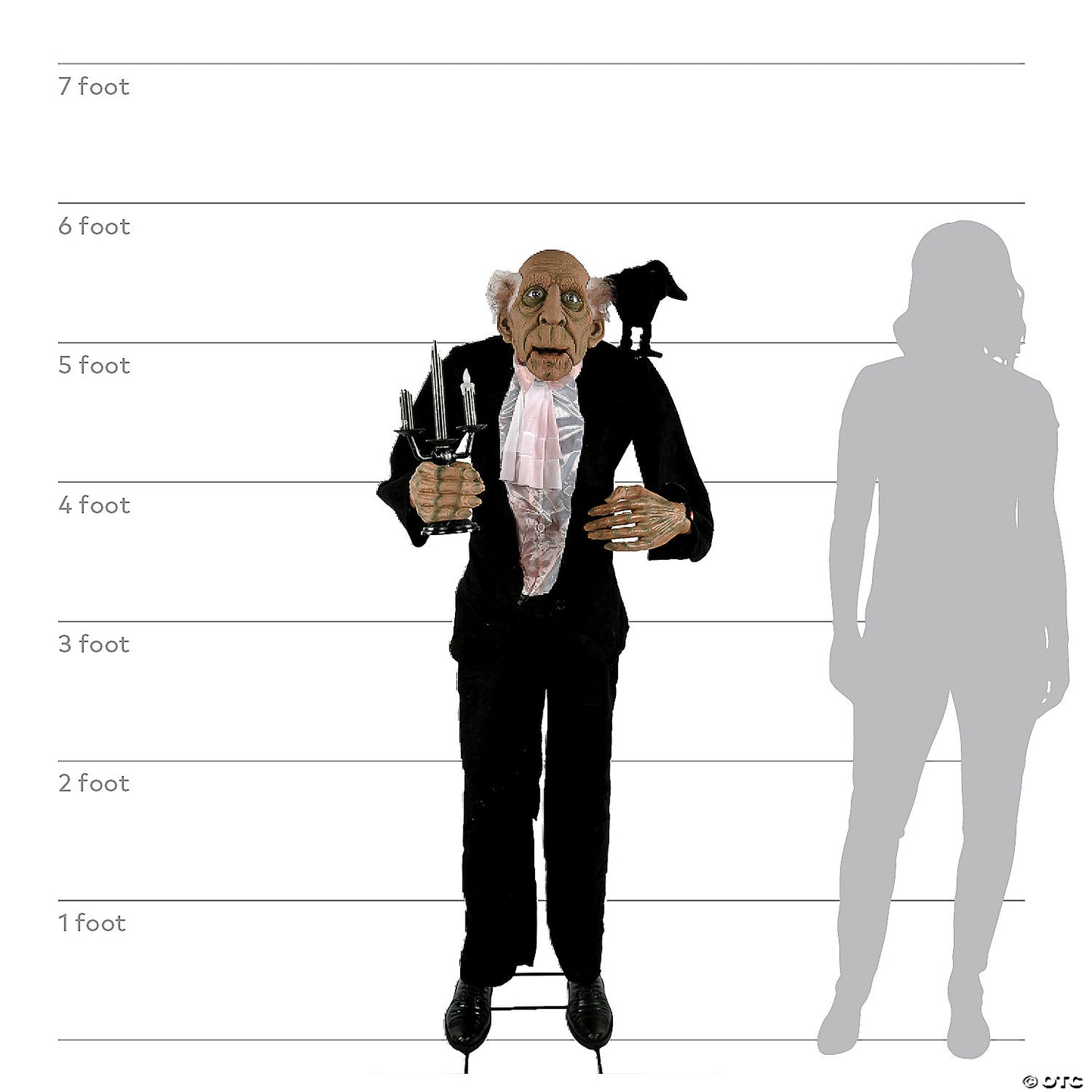 68" Animated Light-Up Butler Decoration | USA Decoration®
