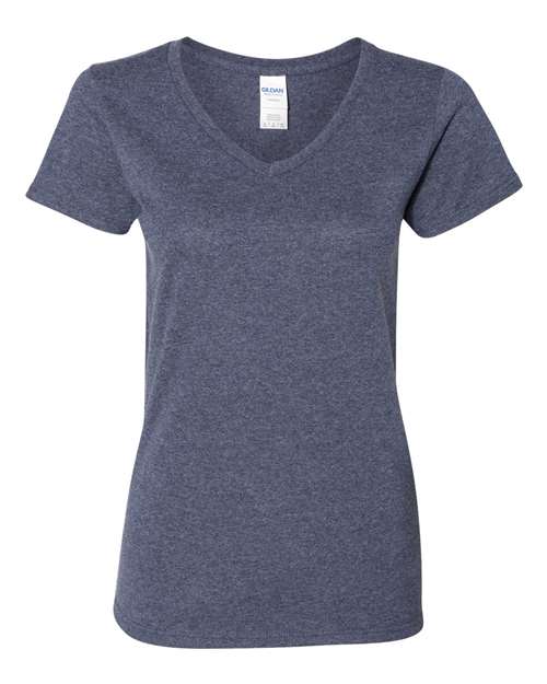 Heavy Cotton™ Women’s V-Neck T-Shirt | USA Decoration