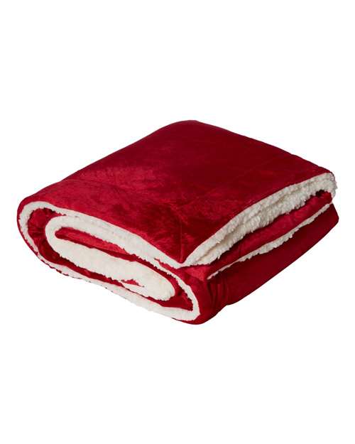 Oversized Mink Sherpa Blanket | USA Decoration