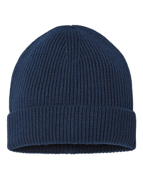 Sustainable Fine Rib Cuffed Beanie | USA Decoration