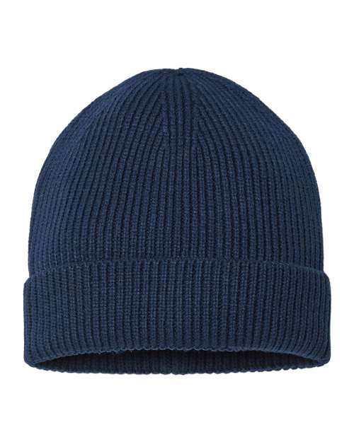 Sustainable Fine Rib Cuffed Beanie | USA Decoration