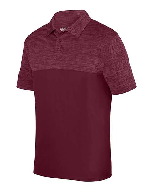 Shadow Tonal Heather Polo | USA Decoration