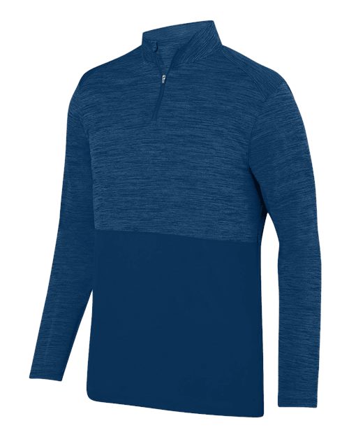 Shadow Tonal Heather Quarter-Zip | USA Decoration