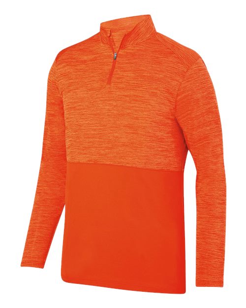 Shadow Tonal Heather Quarter-Zip | USA Decoration