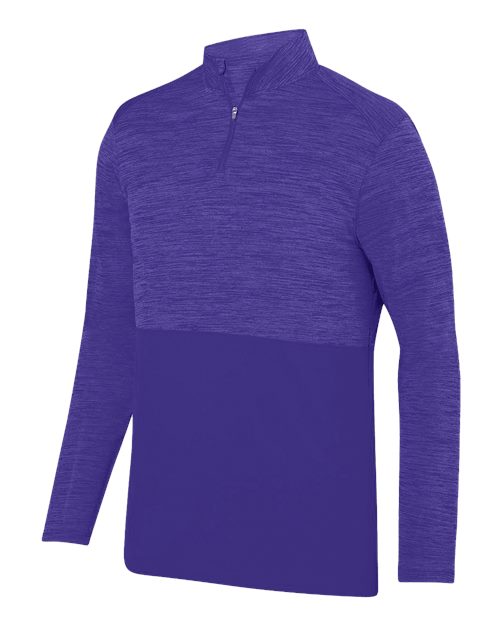 Shadow Tonal Heather Quarter-Zip | USA Decoration