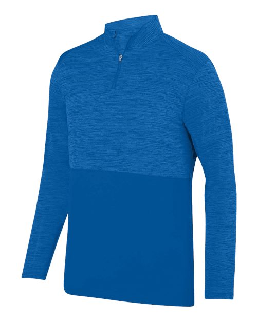 Shadow Tonal Heather Quarter-Zip | USA Decoration