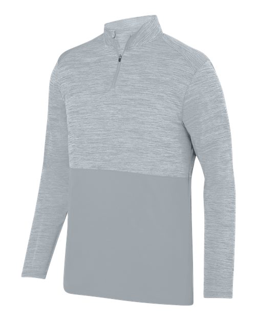 Shadow Tonal Heather Quarter-Zip | USA Decoration