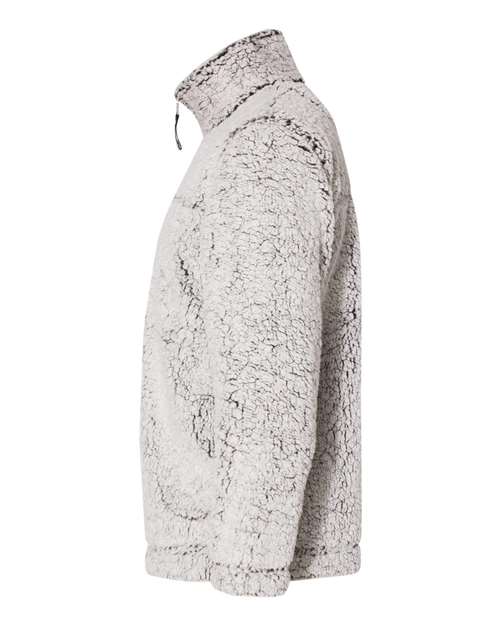 Sherpa Fleece Quarter-Zip Pullover | USA Decoration