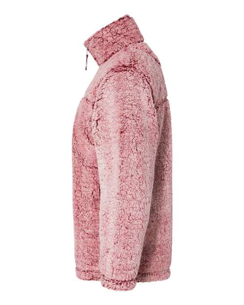 Sherpa Fleece Quarter-Zip Pullover | USA Decoration