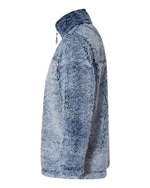 Sherpa Fleece Quarter-Zip Pullover | USA Decoration